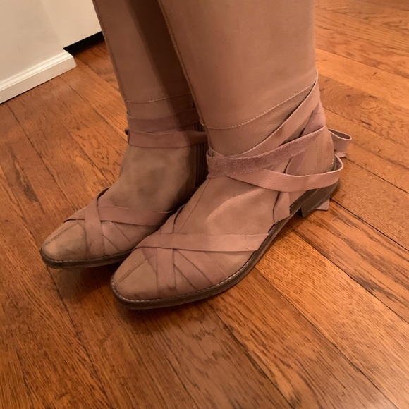 Free People Over The Knee Wrap Boots - Picture 4 of 6
